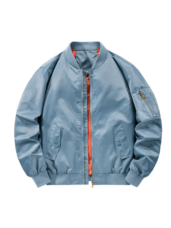 Baseball Collar Mens Air Force Pilot Unisex Men's Jacket